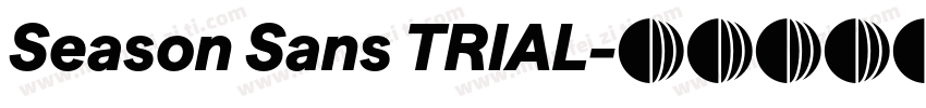 Season Sans TRIAL字体转换